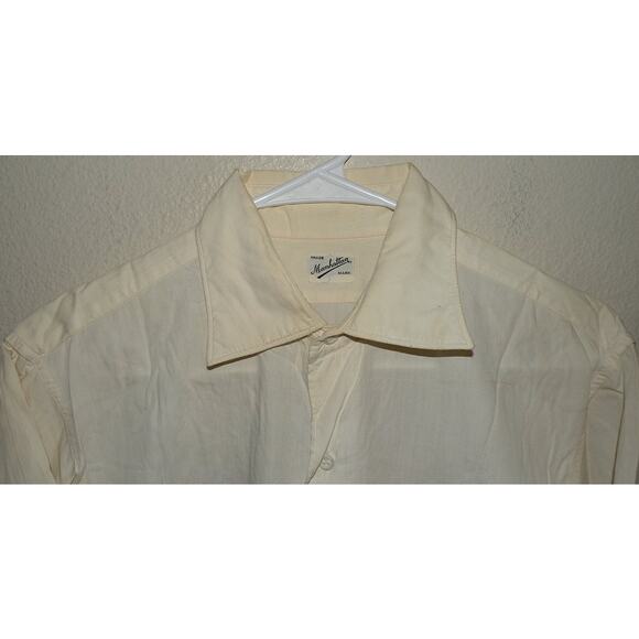 Vtg 70’s Manhattan Men’s SS Chain Stitch Embroidered Bowling Shirt Strike Kings - Picture 2 of 3